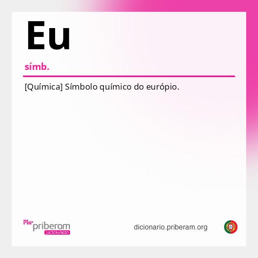 Significado de Eu