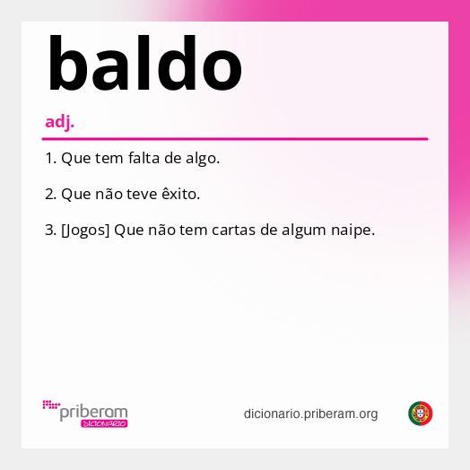 Significado de baldo