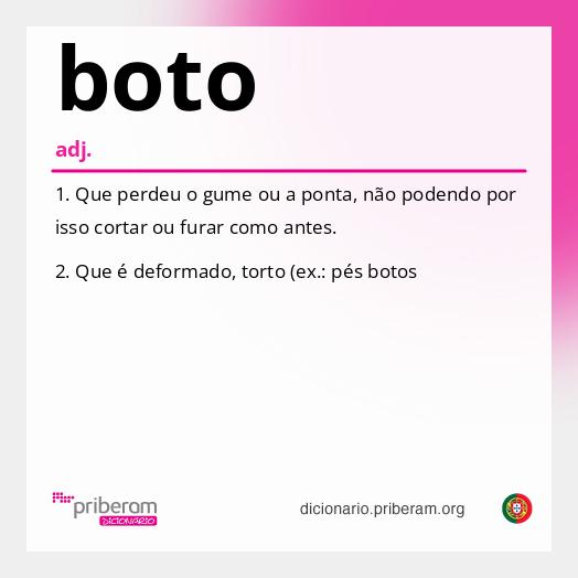 Significado de boto