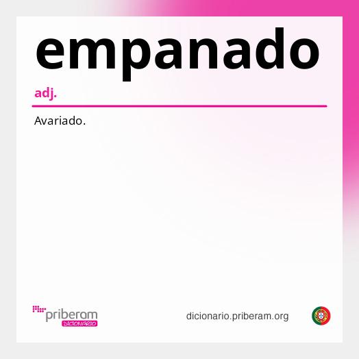 Significado de empanado