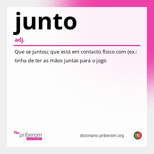 Significado de junto