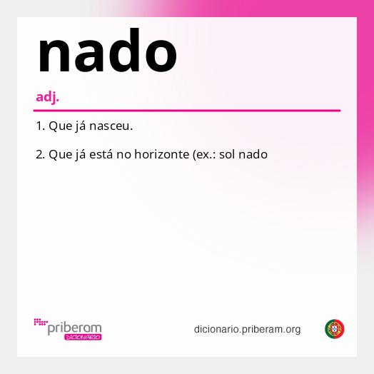 Significado de nado