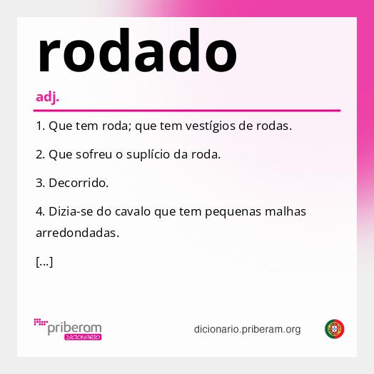 Significado de rodado