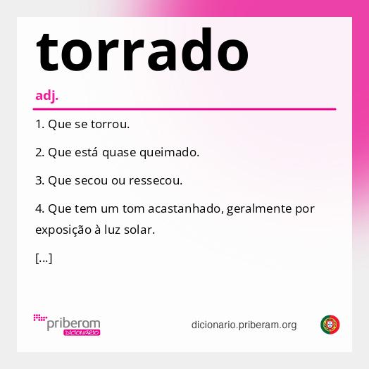 Significado de torrado